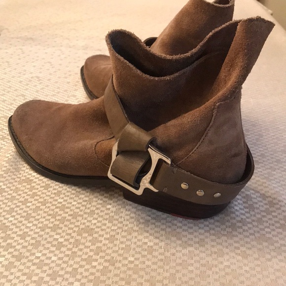 Joe's Jeans Shoes - Suede, light tan Joe’s Jean booties.